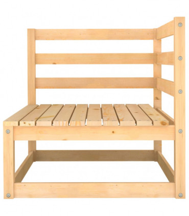 Garden Corner Sofas 2 pcs Solid Pinewood