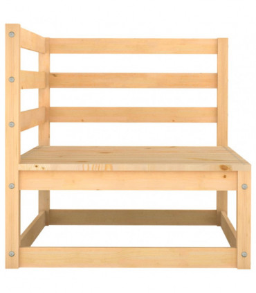 Garden Corner Sofas 2 pcs Solid Pinewood