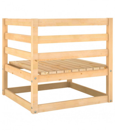 Garden Corner Sofas 2 pcs Solid Pinewood