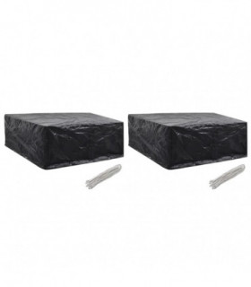 Garden Furniture Covers 2 pcs 10 Eyelets 260x260x90 cm