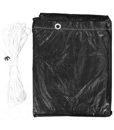 Garden Furniture Covers 2 pcs 12 Eyelets 250x250x70 cm