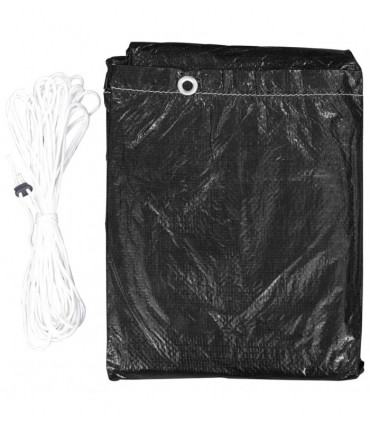 Garden Furniture Covers 2 pcs 7 Eyelets 225x143x90 cm