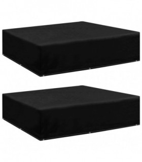 Garden Furniture Covers 2 pcs 8 Eyelets 200x200x70 cm