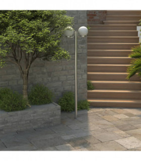 Garden Lamp Post 2 Lamps 220 cm