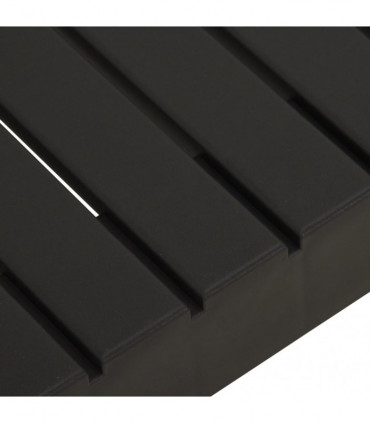 Garden Lounge Table Plastic Grey