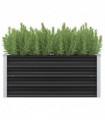 Garden Raised Bed Anthracite 100x40x45 cm Galvanised Steel