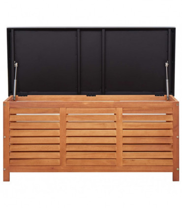 Garden Storage Box 117x50x55 cm Solid Eucalyptus Wood