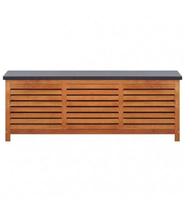 Garden Storage Box 150x50x55 cm Solid Eucalyptus Wood