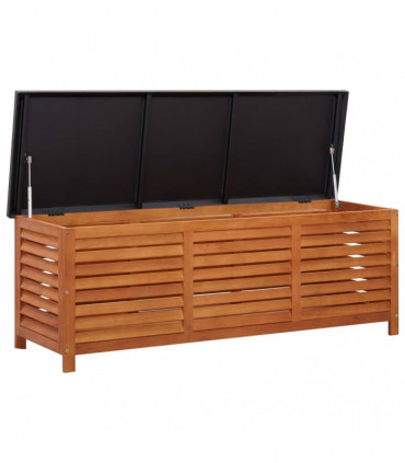Garden Storage Box 150x50x55 cm Solid Eucalyptus Wood