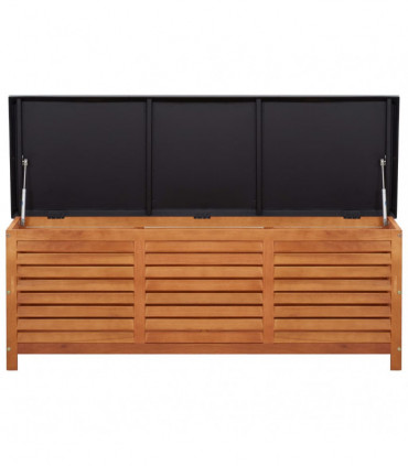Garden Storage Box 150x50x55 cm Solid Eucalyptus Wood