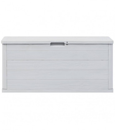 Garden Storage Box 280 L Light Grey