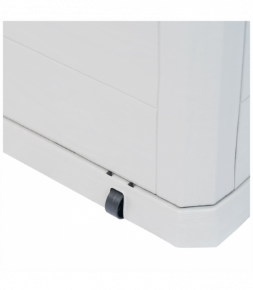 Garden Storage Box 280 L Light Grey