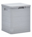 Garden Storage Box 90 L Light Grey
