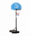 HOMCOM Adjustable Basketball Hoop Stand w/ Wheels and Weight Base Blue