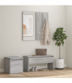 Hallway Furniture Set Grey Sonoma Engineered Wood