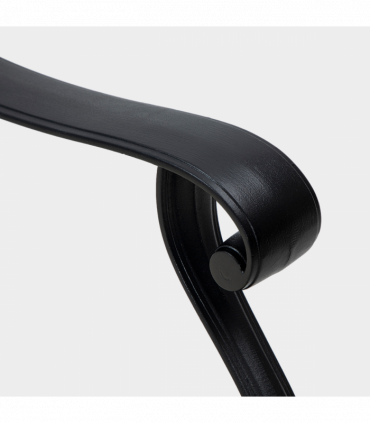 Outsunny 7-PC Cast Aluminium Patio Dining Set w/ Umbrella Hole & Cushion, Black