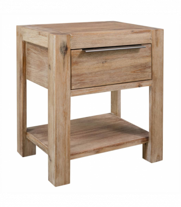 vidaXL Nightstands with Drawers 2 pcs 40x30x48 cm Solid Acacia Wood