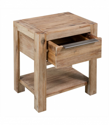 vidaXL Nightstands with Drawers 2 pcs 40x30x48 cm Solid Acacia Wood