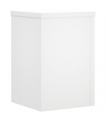 vidaXL Plant Stands 2 pcs White 20x20x30 cm Engineered Wood