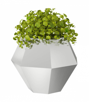 vidaXL Planter 2 pcs Silver 75 x 75 x 60 cm Galvanised Steel