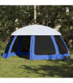 vidaXL Pool Tent with Removable Fly & Mesh Walls Azure Blue 510x510 cm