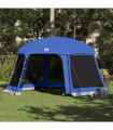 vidaXL Pool Tent with Removable Fly & Mesh Walls Azure Blue 512x458 cm