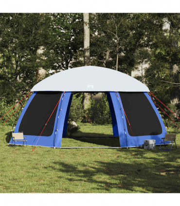 vidaXL Pool Tent with Removable Fly & Mesh Walls Azure Blue 612x612 cm