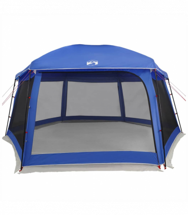 vidaXL Pool Tent with Removable Fly & Mesh Walls Azure Blue 618x532 cm