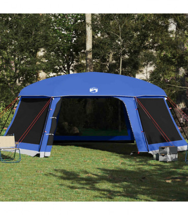vidaXL Pool Tent with Removable Fly & Mesh Walls Azure Blue 670x590 cm
