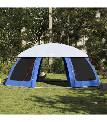 vidaXL Pool Tent with Removable Fly & Mesh Walls Azure Blue 690x690 cm
