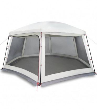 vidaXL Pool Tent with Removable Fly & Mesh Walls Grey 618x532 cm