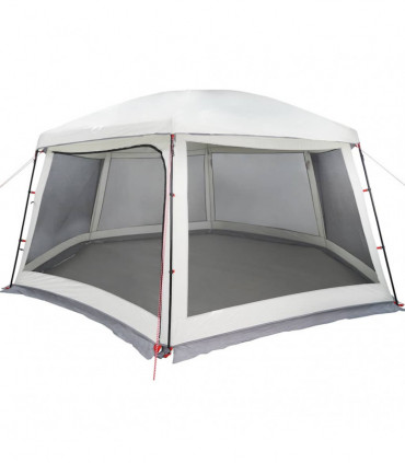 vidaXL Pool Tent with Removable Fly & Mesh Walls Grey 618x532 cm