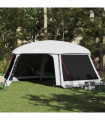 vidaXL Pool Tent with Removable Fly & Mesh Walls Grey 670x590 cm