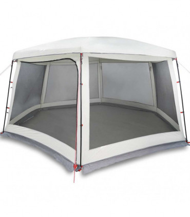 vidaXL Pool Tent with Removable Fly & Mesh Walls Grey 670x590 cm