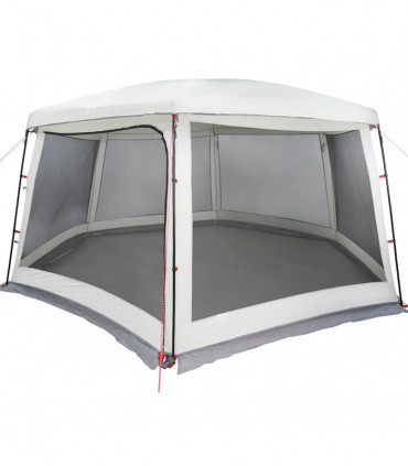 vidaXL Pool Tent with Removable Fly & Mesh Walls Grey 670x590 cm