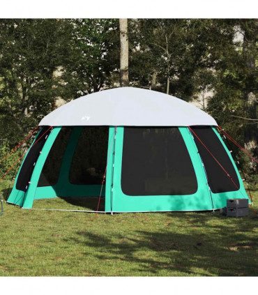 vidaXL Pool Tent with Removable Fly & Mesh Walls Sea Green 510x510 cm