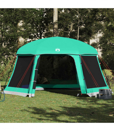 vidaXL Pool Tent with Removable Fly & Mesh Walls Sea Green 512x458 cm