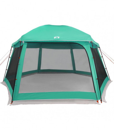 vidaXL Pool Tent with Removable Fly & Mesh Walls Sea Green 512x458 cm