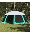vidaXL Pool Tent with Removable Fly & Mesh Walls Sea Green 612x612 cm