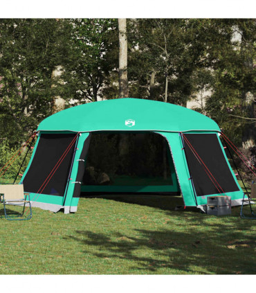vidaXL Pool Tent with Removable Fly & Mesh Walls Sea Green 618x532 cm