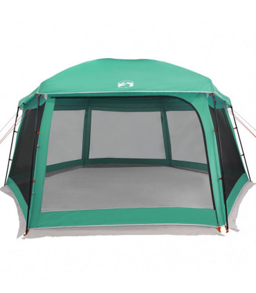 vidaXL Pool Tent with Removable Fly & Mesh Walls Sea Green 618x532 cm