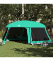 vidaXL Pool Tent with Removable Fly & Mesh Walls Sea Green 670x590 cm