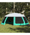 vidaXL Pool Tent with Removable Fly & Mesh Walls Sea Green 690x690 cm
