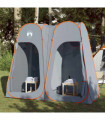 vidaXL Privacy Tent Grey and Orange Pop-up Waterproof