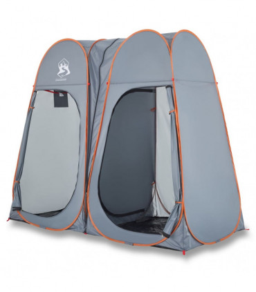 vidaXL Privacy Tent Grey and Orange Pop-up Waterproof