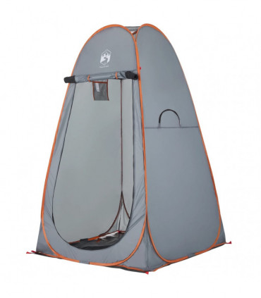 vidaXL Privacy Tent Grey and Orange Pop-up Waterproof