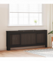 vidaXL Radiator Cover Manual 2 pcs Black (142-205) x 20.5 x 81.5 cm