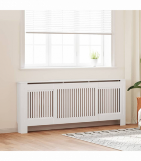 vidaXL Radiator Cover Manual 2 pcs White (142-205) x 20.5 x 81.5 cm