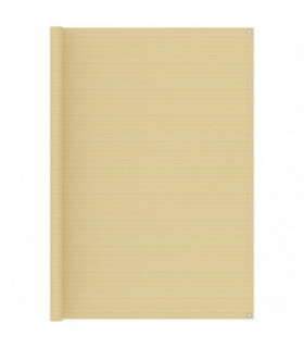 vidaXL Tent Carpet 200x400 cm Beige