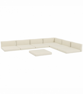 Outsunny Replacement Cushions for Outdoor Furniture Garden Seat Cushion Pad